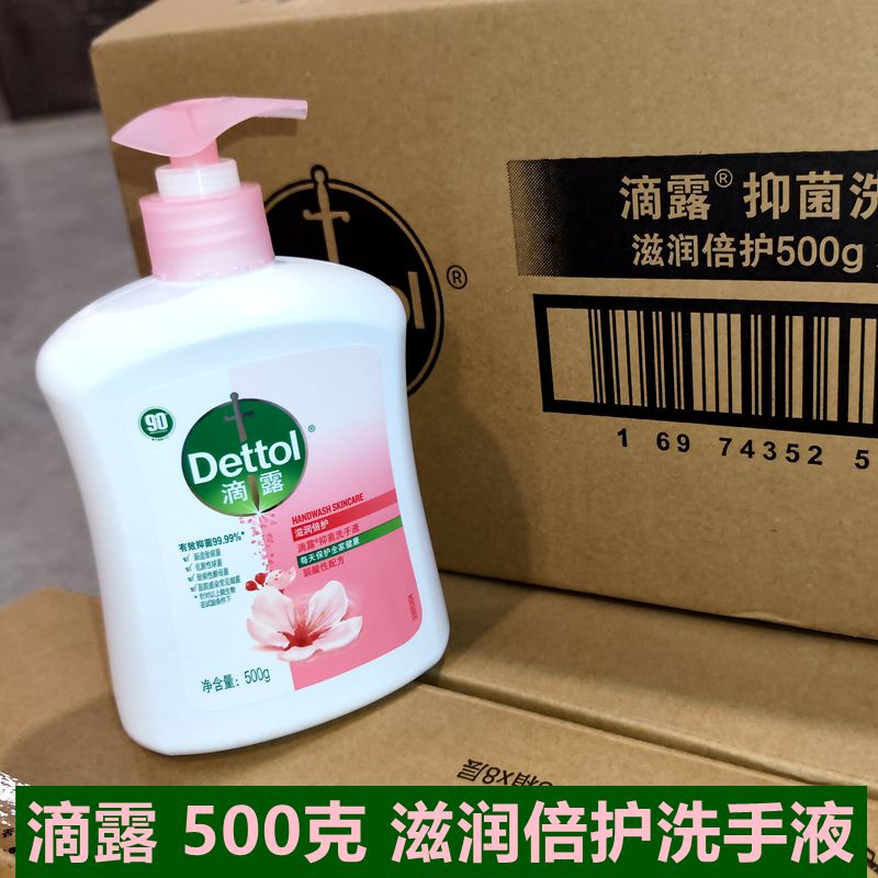 Dettol Hand Sanitizer 250G/500G Moisturizing Pine Natural Bottle Pack for School and Home Use Antibacterial Whole Box of 12 Bottles