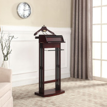  Ruizhen home American country hanger Floor birch hanger Simple solid wood coat rack living room suit rack