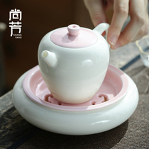 Shangfang teapot home creative handmade single pot bubble teapot and Yue with filter simple kung fu tea set bubble teapot