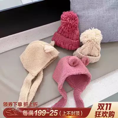 Children's girls accessories warm wool hat Z