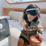 Свитер, детская длинная трикотажная осенняя футболка polo, в западном стиле, коллекция 2022, средней длины