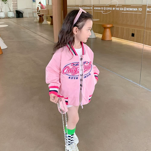 Осенняя детская куртка, бейсбольная форма, осенний детский лонгслив, Гонконг, детская одежда