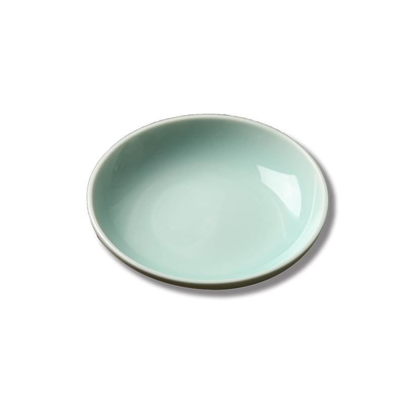 Longquan celadon snack plate vinegar flavor dish of Japanese household ceramics disc contracted sauce dish ipads plate creative cuisine dishes