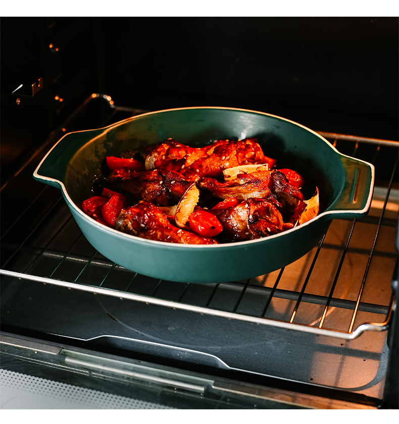Ears roasted bowl pan ceramic cheese baked FanPan rectangle oven creative western - style food tableware plate household food dish