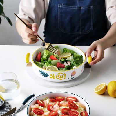 【券可领5张】陶瓷双耳烤碗芝士焗饭盘