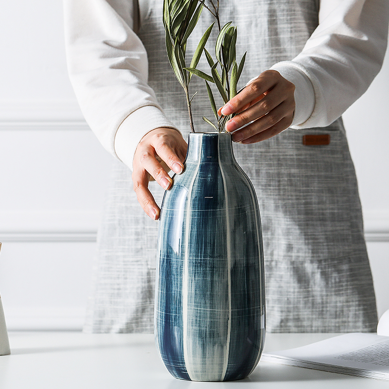 Ceramic vase light key-2 luxury furnishing articles sitting room porch TV ark, dried flowers, flower arrangement eat European wind table of home decoration