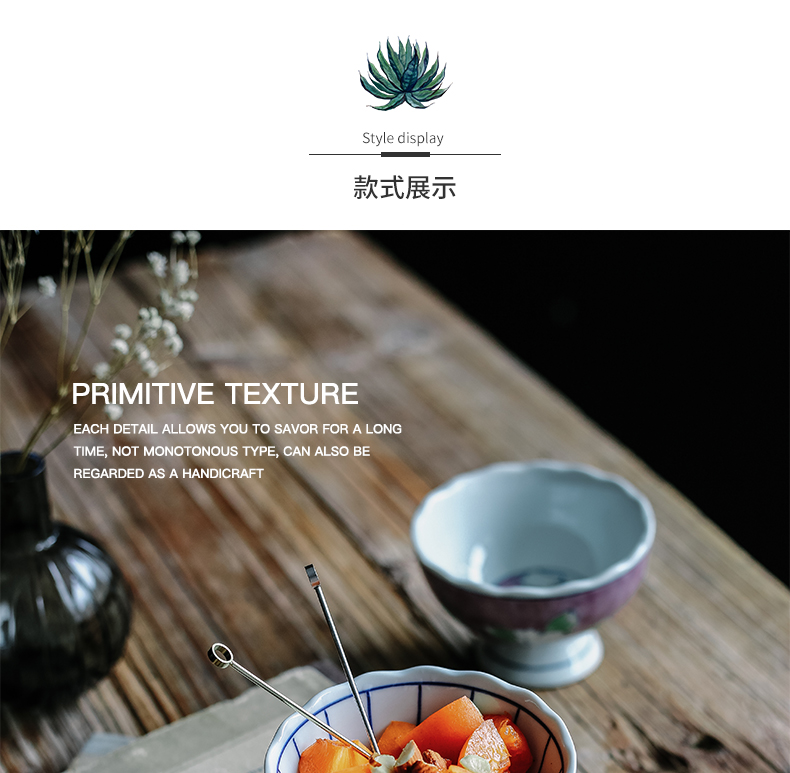 The Container under the Japanese jingdezhen ceramics glaze color tower tall dish plate of Japanese cuisine tableware multi - purpose ceramic tableware