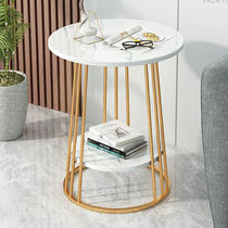 Bed Head Cabinet Mini Mini Small Round Table Shelf Modern Minima Bedside Cabinet Bedroom Containing Cabinet Light Lavish Bedside Table