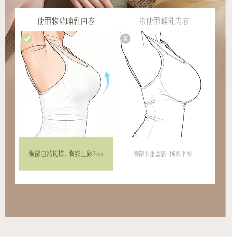 物苑哺乳文胸防下垂聚拢产后夏薄款喂奶专用哺乳内衣孕妇大胸专用 — 9
