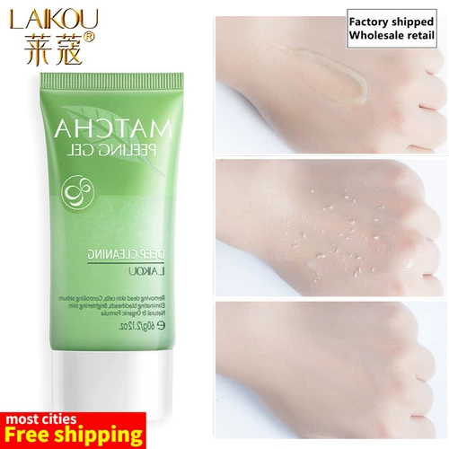 Отшелушивание различных типов очищающей чистя лицевого очищения белой кремовой кожи Ning ning ning scrub