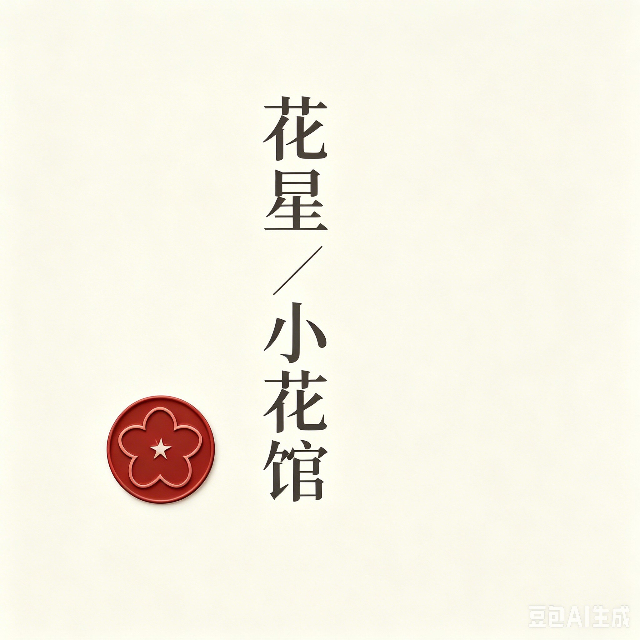 花星小花馆的LOGO