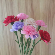 Crepe paper carnation material package DIY handmade paper flower teachers day mother 38 gift handmade class