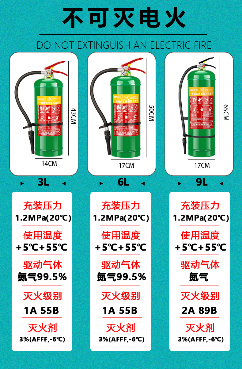 洪湖 3C认证 水基灭火器 610ml 图11