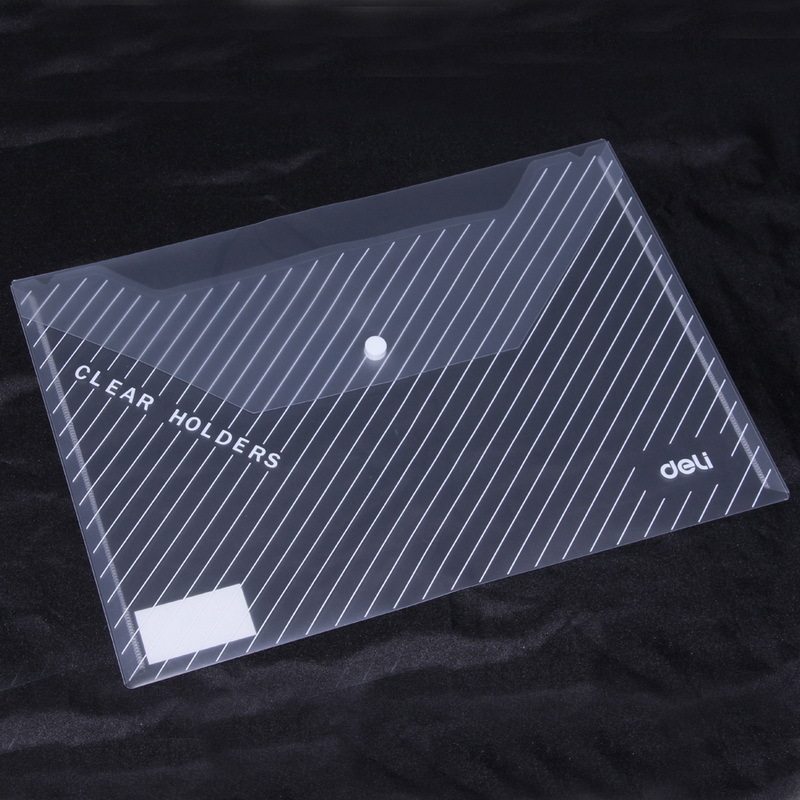 Able document bag 5501 A4 transparent press-button briefcase office archive bag kit document sleeve