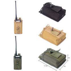 Walkie talkie ຖົງພິເສດ molle belt bag multifunctional small walkie talkie outdoor waist set hanging sleeve protective cover