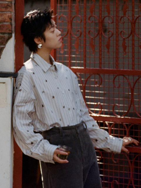 [New for Autumn and Winter]Jnby/Jiangnan Cloth 24 Autumn New Shirt Loose Long Sleeve H-Shaped 5O8210780