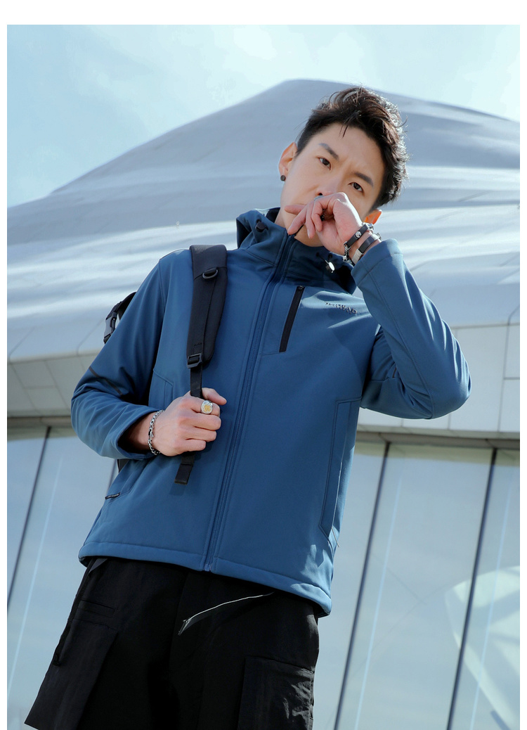 探路者 19款旅行系列 男士摇粒绒夹克外套 图9