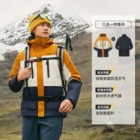 【Такая же модель для мужчин и женщин】 Spiroon Orange Polar White Navy-Bl