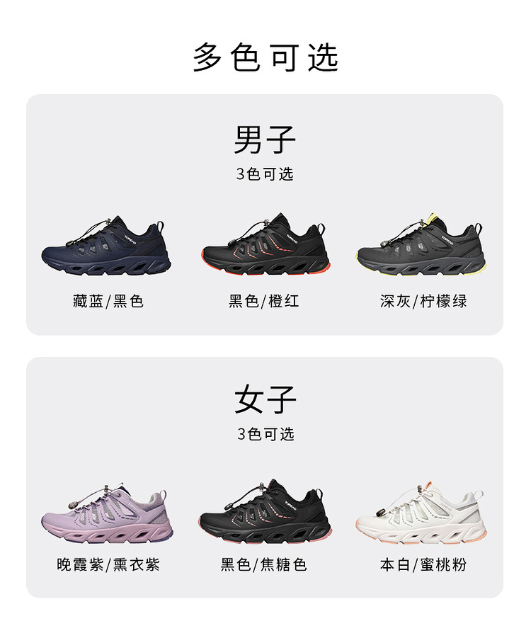 探路者 男女 水陆两栖 防滑溯溪鞋 图9