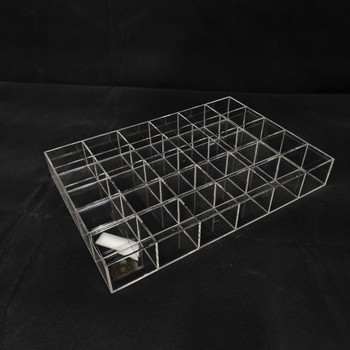 Organizing box dust-proof flip lattice storage box
