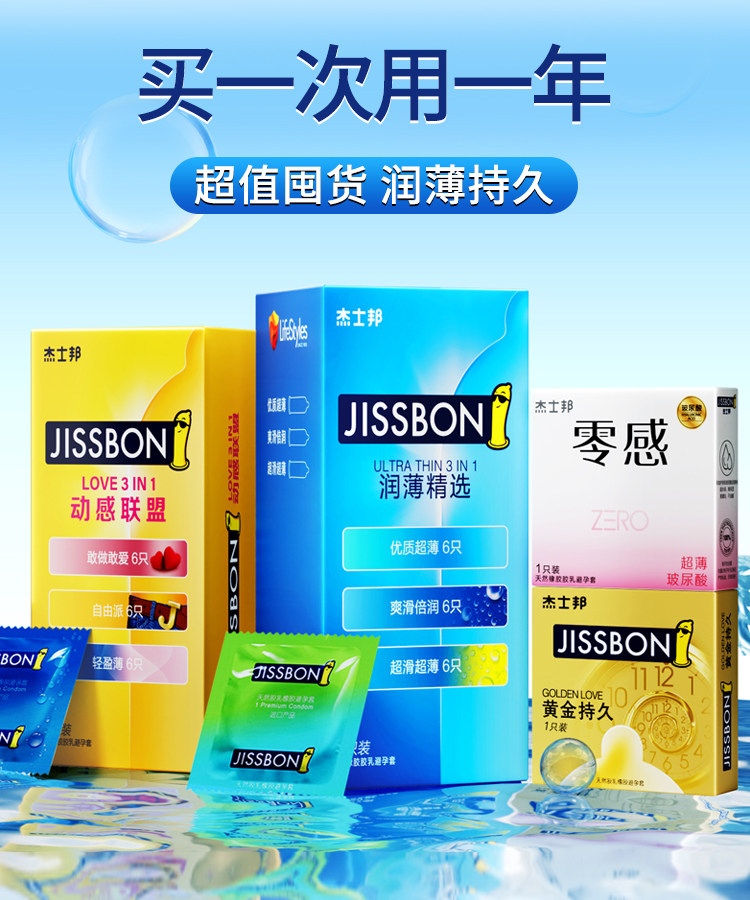 Préservatifs Jissbon Ultra-Mince Lubrifiés detail 5