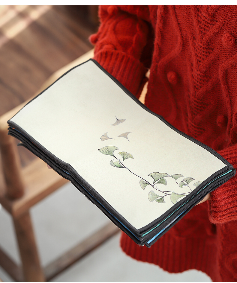 By mud hand - made tea towels more Chinese style suede bibulous tea table cloth long tea table cloth kung fu tea accessories