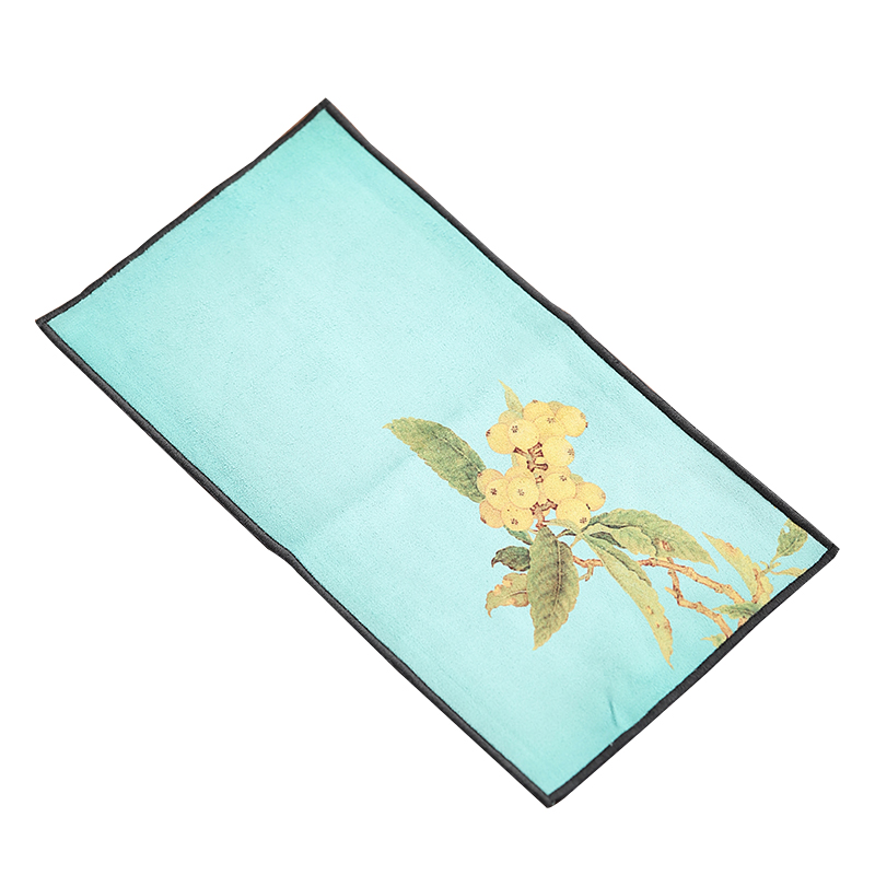 By mud hand - made tea towels more Chinese style suede bibulous tea table cloth long tea table cloth kung fu tea accessories