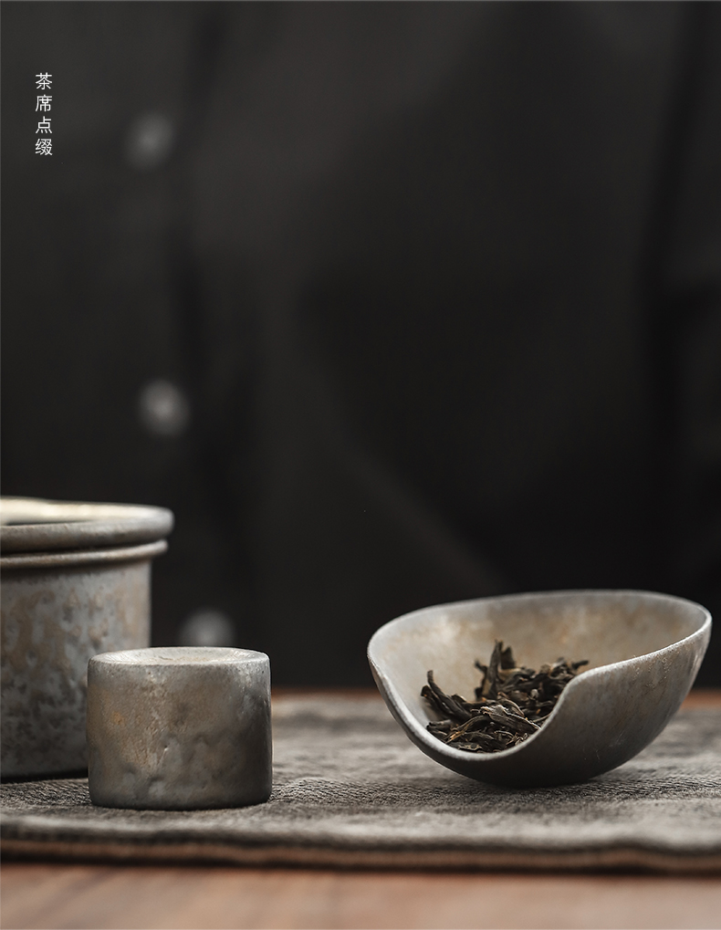Gold furnishing articles cover buy Japanese cover bracket checking ceramic lid value retro lid gasket kung fu tea accessories