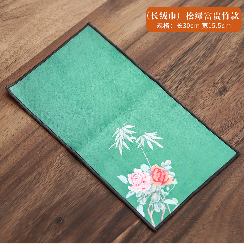 By mud hand - made tea towels more Chinese style suede bibulous tea table cloth long tea table cloth kung fu tea accessories