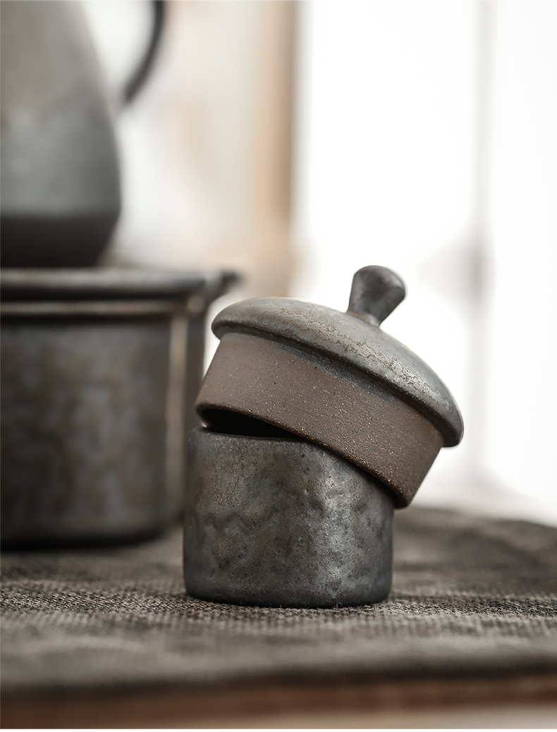 Gold furnishing articles cover buy Japanese cover bracket checking ceramic lid value retro lid gasket kung fu tea accessories