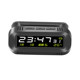 Solar-Powered Car Clock Wireless Hidden Car Digital Clock 24H Temperature Alarm Clock Fatigue Driving Reminder Device
