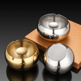 Креативная пепельница из нержавеющей стали для отеля, делается под заказ, с печатью вашего логотипа