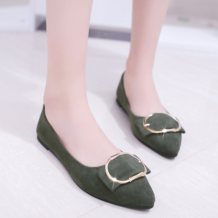 Mùa hè 2019 mới giày đế thấp giày nữ 2017 mùa thu Giày Lok Fu Phiên bản Hàn Quốc của dây nịt khóa cao su màu trung tính - Giày cắt thấp giày bitis nữ