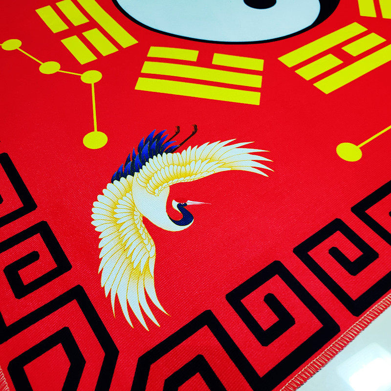 ковер 罡毯仙鹤款太极八卦毯毛毯罡单加厚打坐地垫门垫客厅卧室佛堂地毯