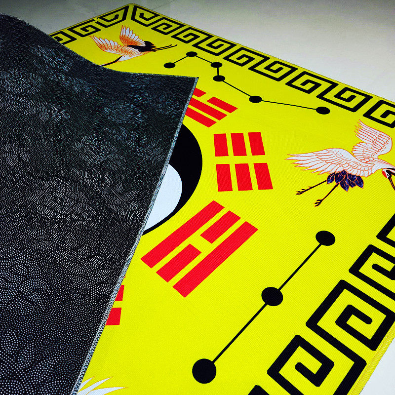 ковер 罡毯仙鹤款太极八卦毯毛毯罡单加厚打坐地垫门垫客厅卧室佛堂地毯