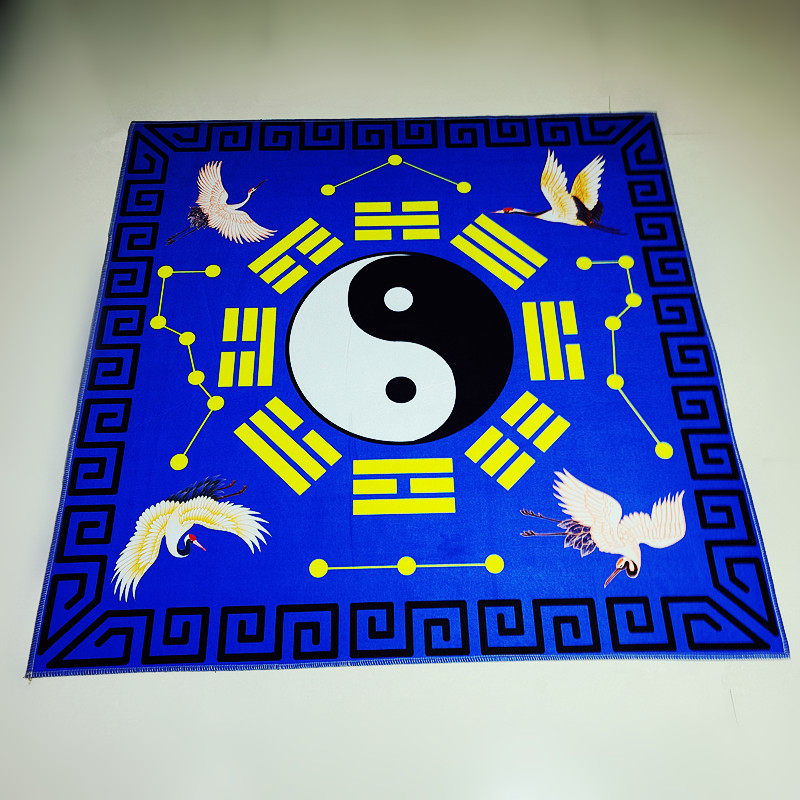 ковер 罡毯仙鹤款太极八卦毯毛毯罡单加厚打坐地垫门垫客厅卧室佛堂地毯