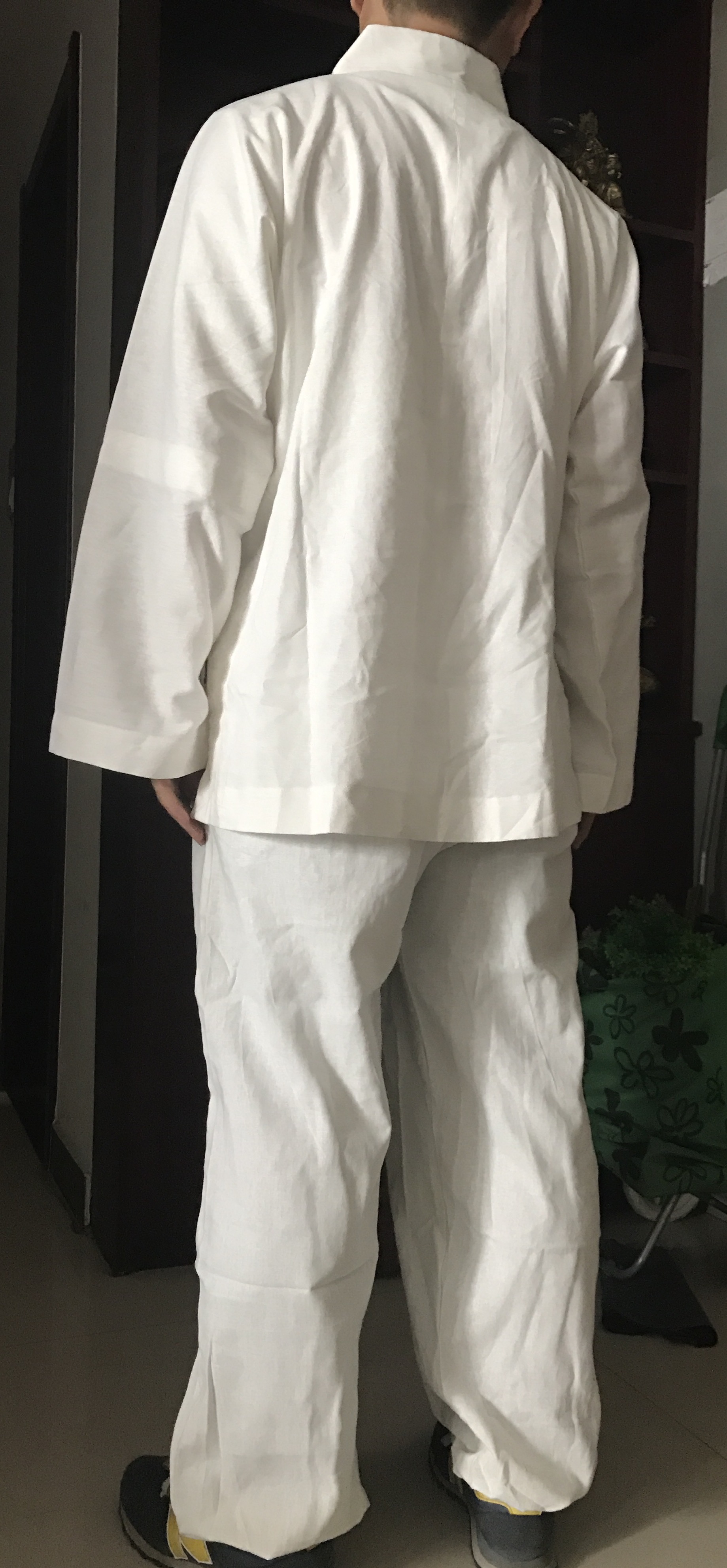 斜襟襟上衣 褲子一套身高155 159普通體形棉麻斜襟套裝道裝道士服居士服道教用品道衣太極服 露天拍賣 斜襟襟上衣 褲子一套身高155 159普通體形棉麻斜襟套裝道裝道士服居士服道教用品道衣太極服 露天拍賣
