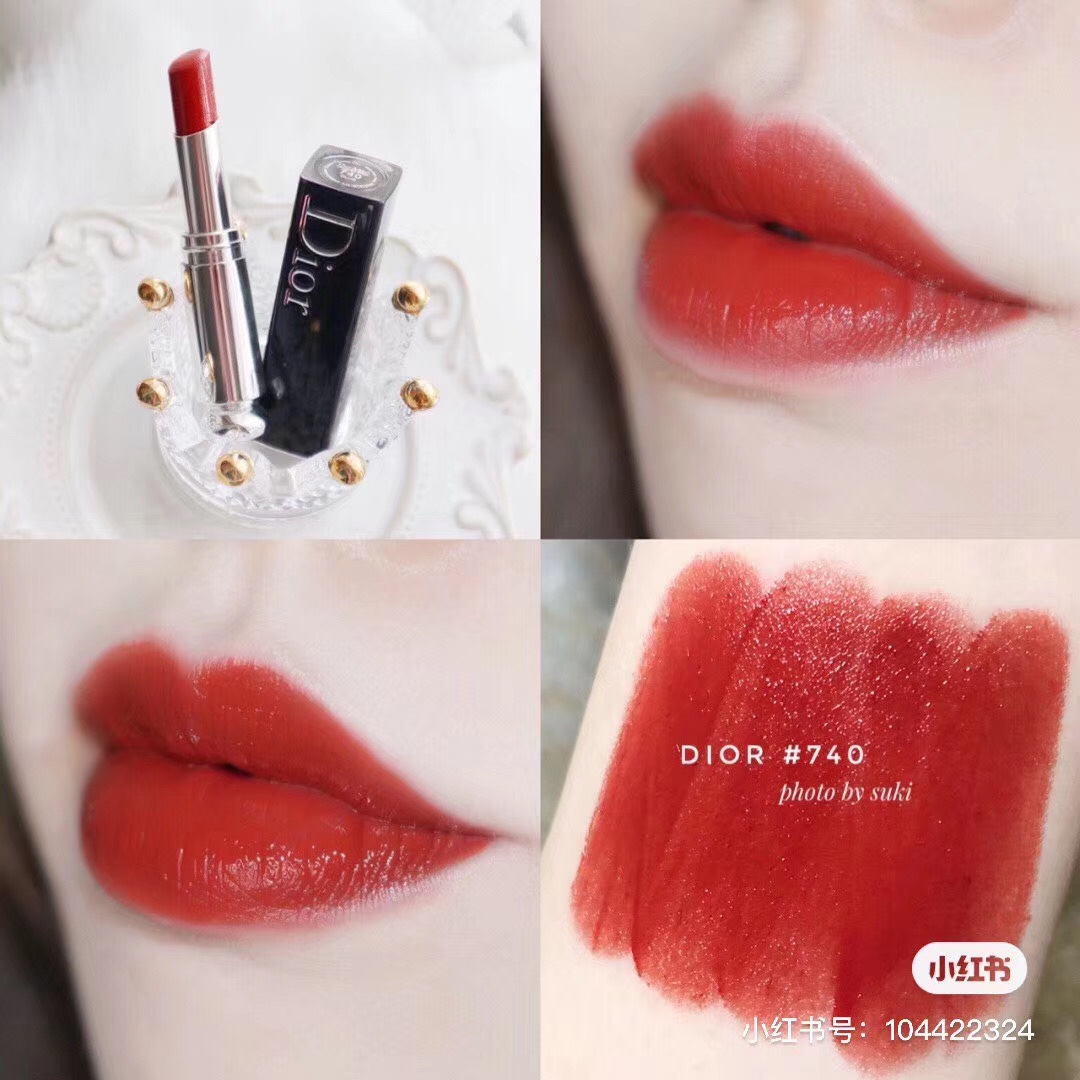DIOR Dior new lacquer light lip glaze lipstick lipstick lipstick dye lip liquid 421 740 matte 999 discoloration 001
