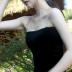 Mùa xuân 2019 quý cô retro Fan nhỏ gợi cảm chuỗi kim cương mỏng nhung dây đeo túi váy hông váy váy - Sản phẩm HOT