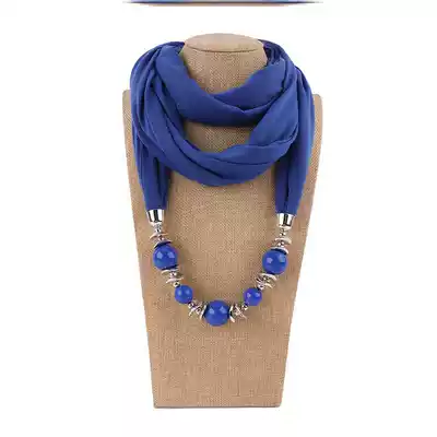 Small Silk Scarf neck necklace hanging neck short collarbone fairy neck belt sunscreen thin scarf Net Red fashion tide