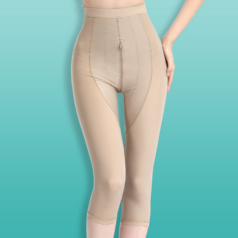 Strong pressure assisted elastic sleeve mark increase pressure reduction postpartum shaping beauty leg slim leg close-up belly plastic body 50% pants beauty body pants