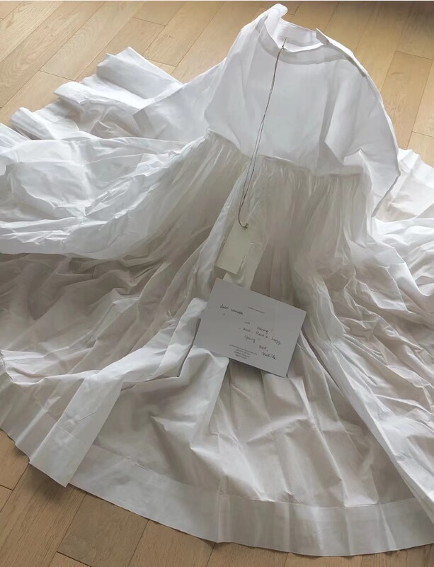 Paper Crane Classic Evergreen Style Dress 10.1m Pieces of Doll Dresses Egg Trading