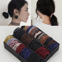 Rubber band female child rubber band base tie hair black hair rope girl girl girl head rope adult Hairband