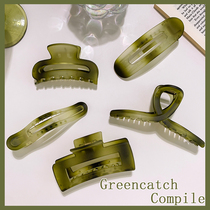 Child Arrest Clip Acetate Shark Clip Girl Acrylic Disc Hair Clip Frosted Rear Brain Spoon Hairpin New Girl Hair Accessories