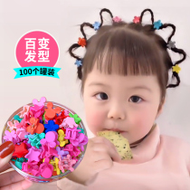 Children Small Grab Clip Mini Hair Clip Color Clip Korean Version Baby Card Cartoon Girl Hair Accessories Rear Brain Spoon Clip