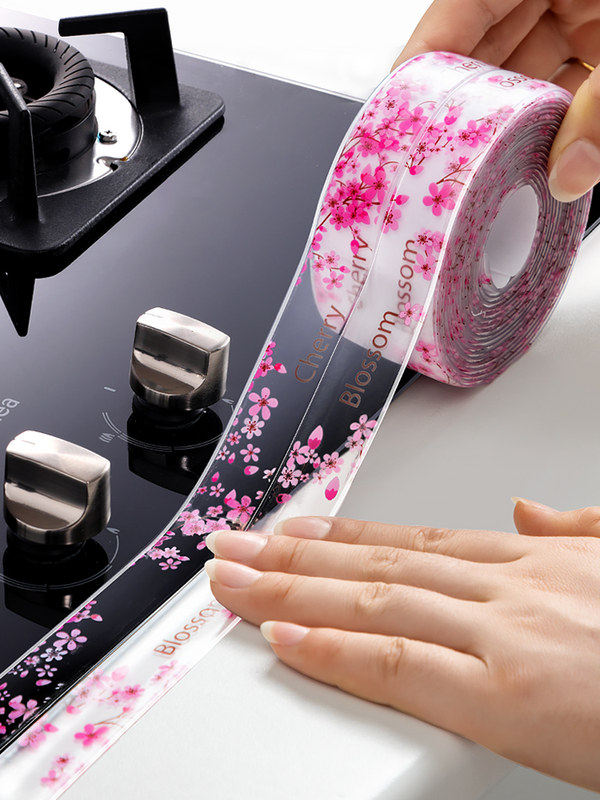 Waterproof Beauty Stitch With Kitchen Sink Make-up Room Table Face Wall Corner Drop Slit Bathroom Washbasin Waterproof Mat Water Retaining Bar