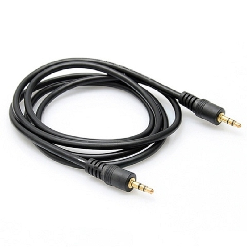 Computer aux audio cable Car 3 5mm male to bus car dual-head headset mobile phone car audio cable connection cable