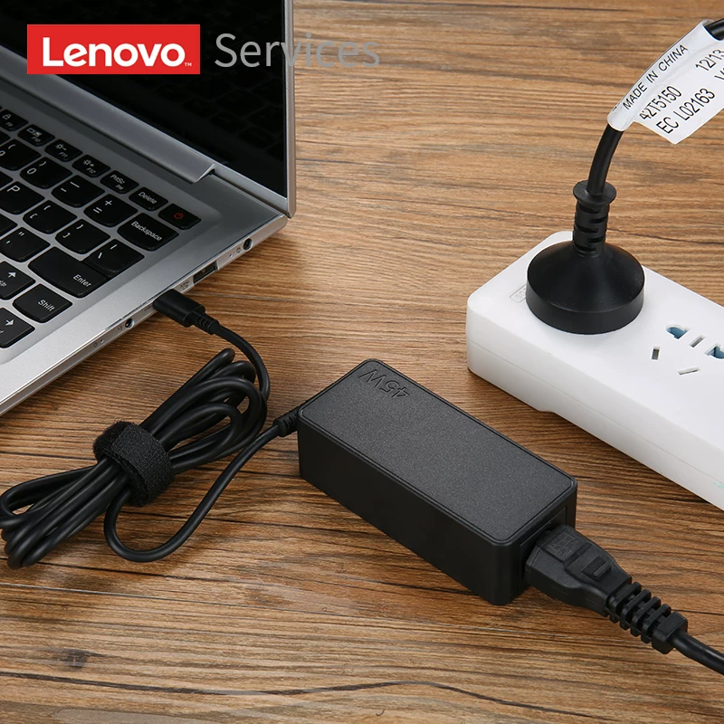 Оригинальное зарядное устройство Lenovo, для ноутбука, адаптер питания, 45Вт, 20В, 25А, x390, x395
