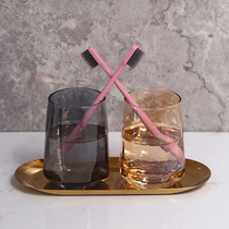 Gargling cup lovers glass a couple of home toothbrushes toothbrushing cups washing suit Jane Joins wind tooth cylinder tooth cup