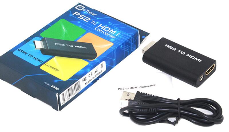 PS2 to HDMI converter PS2 chromatic aberration game console to HDMI TV monitor High please video conversion